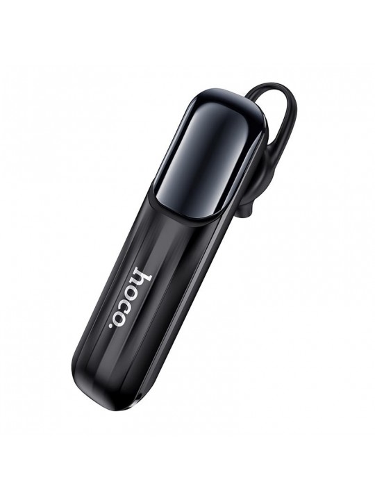 Business Wireless Headset Hoco E57 Essential V.5.0 Μαύρο με Μεγάλο Πλήκτρο Ελέγχου και 10 Ώρες Ομιλίας