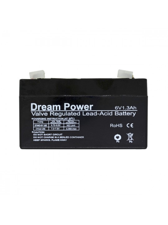 Μπαταρία για UPS AGM Dream Power (6V 1.3 Ah)