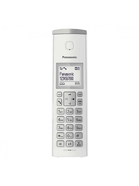 Ασύρματο Ψηφιακό Τηλέφωνο Panasonic KX-TGK210GRW Λευκό Φραγή ενοχλητικών Κλήσεων και Λειτουργία Eco
