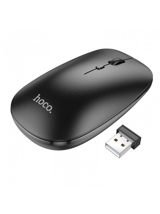 Bluetooth Ποντίκι Hoco GM15 Business Wireless Mouse με 3 Πλήκτρα Μαύρο DPI 800-1200-1600