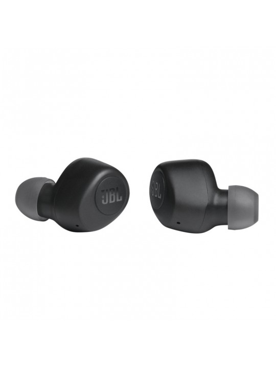 Bluetooth Hands Free JBL Wave 100TWS  In-ear με 20 ώρες Αυτονομία Deep Bass Sound με Θήκη Φόρτισης Μαύρα