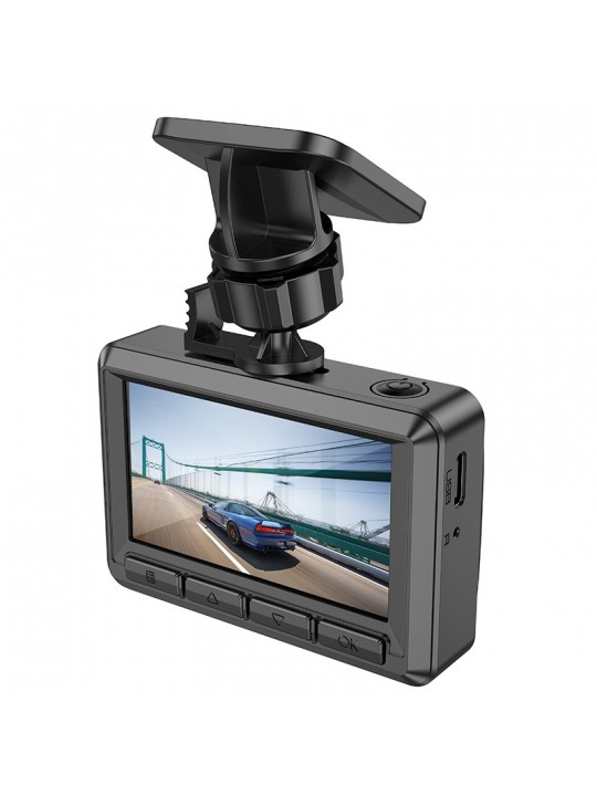 Καταγραφική Κάμερα Αυτοκινήτου Hoco DV3 1080p/30fps 200mAh WiFi FullHD Γωνία Λήψης 140° 2.45