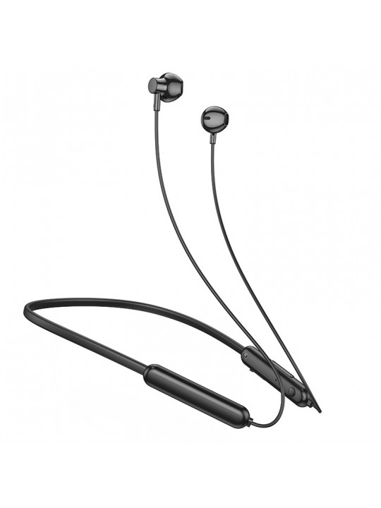 Bluetooth Hands Free Hoco ES67 Perception Magnetic Necklace 5.3 130mAh Μαύρο