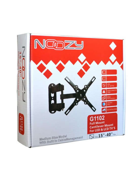 Βάση Στήριξης Noozy G1102 για Τηλεοράσεις 15'' - 40'' VESA από 50x50mm έως 200x200mm. Μέγιστη αντοχή βάρους 15kg