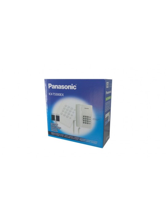 Σταθερό Ψηφιακό Τηλέφωνο Panasonic KX-TS500EXW Λευκό