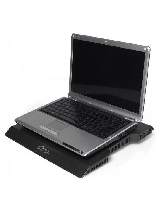 Laptop Cooler Media-Tech MT2656 Μαύρο για Φορητούς Υπολογιστές έως 15.6