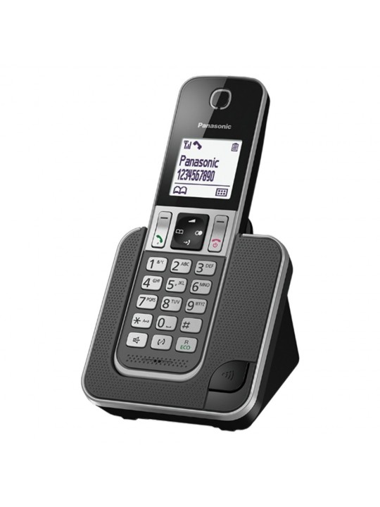 Ασύρματο Ψηφιακό Τηλέφωνο Panasonic KX-TGD310GRG με Λειτουργία Ενδοεπικοινωνίας και Baby Monitor Γκρι