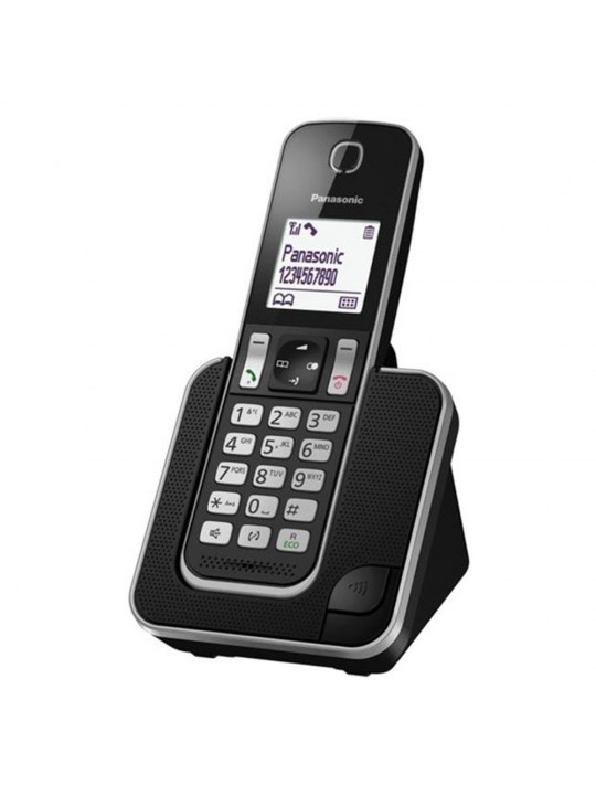Ασύρματο Ψηφιακό Τηλέφωνο Panasonic KX-TGD310GRB με Λειτουργία Ενδοεπικοινωνίας και Baby Monitor Μαύρο