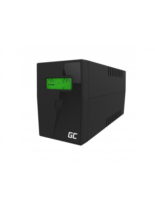 UPS Green Cell UPS01 LCD Micropower 600VA LCD 12V/7Ah 360W 2x Schuko 298 x 101 x 142 mm