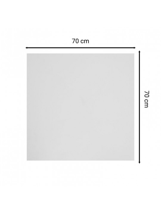 Επιφάνεια τραπεζιού Solace pakoworld Werzalit λευκό μαρμάρου 70x70εκ πάχους 35mm