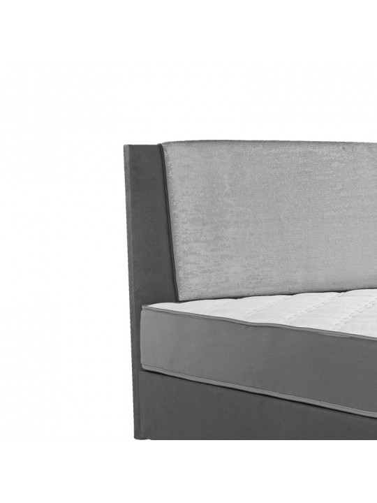 Κρεβάτι Tamon pakoworld διπλό με αποθηκευτικό χώρο ανθρακί 160x200εκ