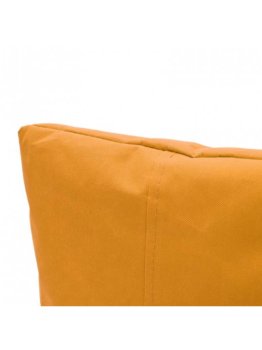Πουφ πολυθρόνα Norm PRO pakoworld υφασμάτινο αδιάβροχο πορτοκαλί