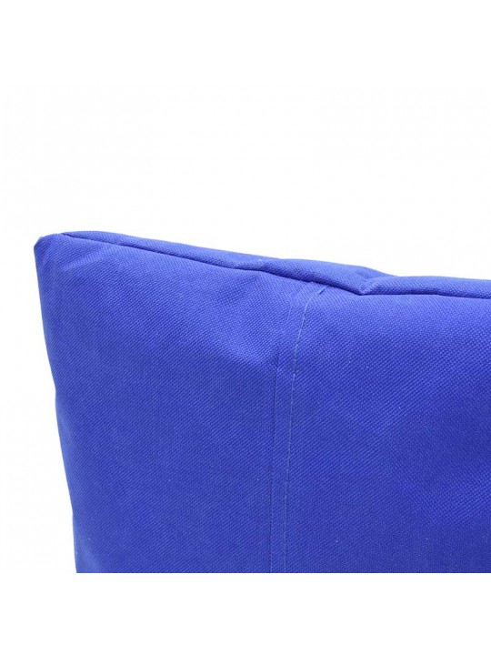 Πουφ πολυθρόνα Norm PRO pakoworld υφασμάτινο αδιάβροχο μπλε
