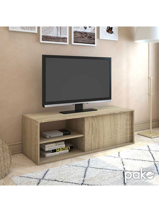 Έπιπλο τηλεόρασης ECO TV pakoworld χρώμα sonoma 120x40x38 εκ