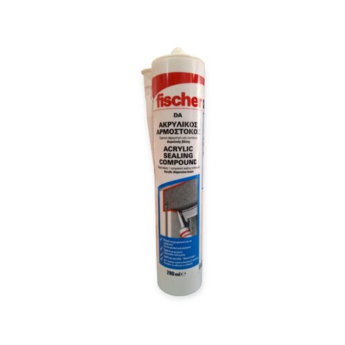 Ακρυλικός λευκός βαφόμενος αρμόστοκος DA FISCHER 280ml